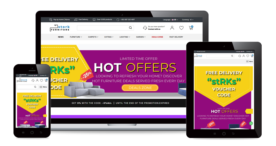 portfolio storkfurniture responsywnosc